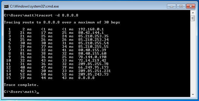 Traceroute test - Improve latency | MyRepublic