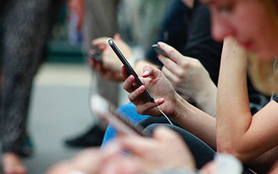 People holding mobile phones - New Phone | MyRepublic