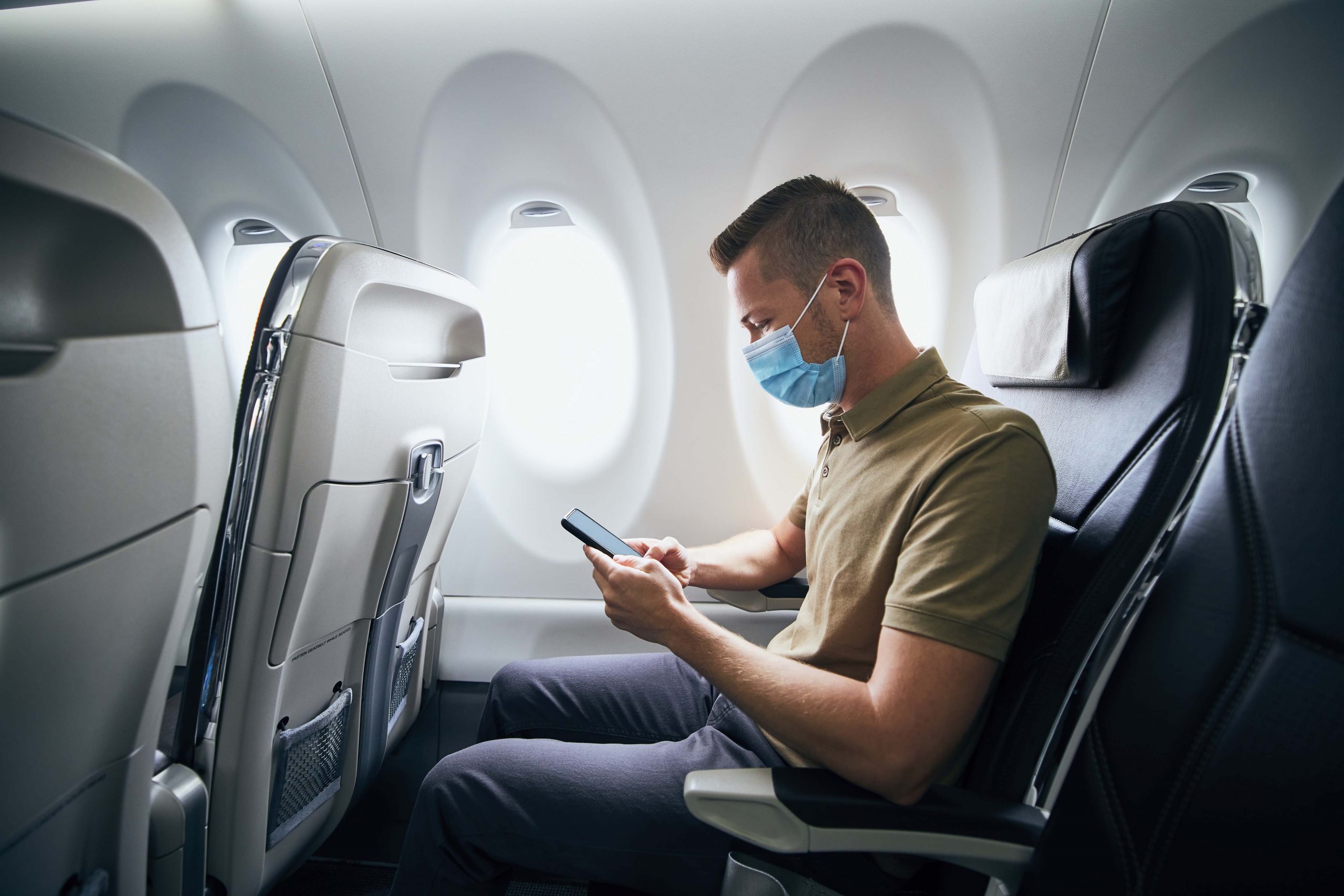 Man on aeroplane - Travel Essentials | MyRepublic