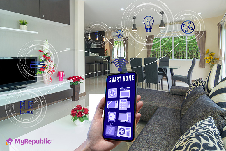 Smart Home Devices In A House