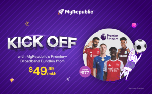 Watch EPL 2025 with MyRepublic Broaband in Singapore