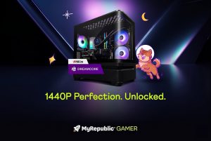 MyRepublic HyperSpeed 10Gbps + Dreamcore RTX 5070 High performance gaming rig
